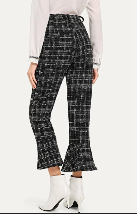 400gsm Scottish Plaid Tartan Tweed Fabric Poly Wool Suiting Fabric Abrasion Resistant