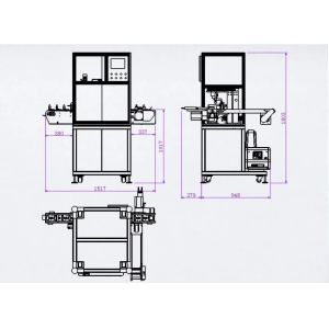 Case Packaging Type Tax Stamp Labeling Machine for Automatic Adhesive Sticker