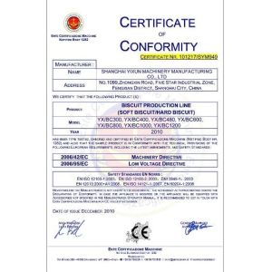 SHANGHAI PANDA MACHINERY CO.,LTD Certifications