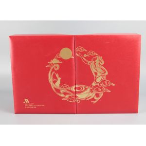 Fancy Paper Paper Packaging Boxes With Gold Foil Hot Stamping For Food Packaging