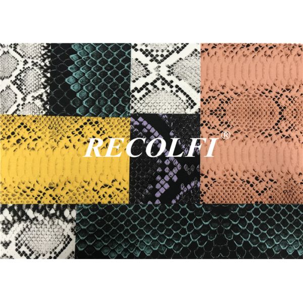 Snake Designs Eco Friendly Recycled Spandex Fabric For Yoga Wear Fabric