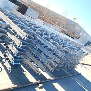 Quality Sturdy And Durable Scaffolding Ladders Finish And 50cm Step Width for sale