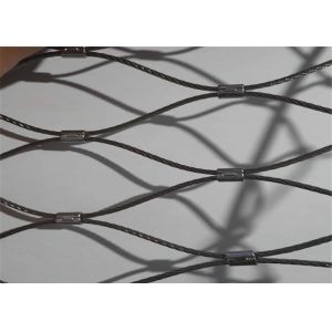 High Strength SS316 Ferrule Wire Cable Balcony Net Diamond Hole