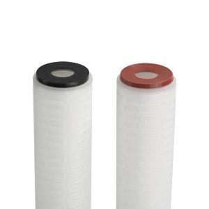 80℃ Pleated Filter Cartridge For Flowing Hot Water Sterilization 5 - 40 Inch