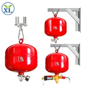 30kg Fm200 Gas Flooding System Hanging Fire Fighting System Automatic