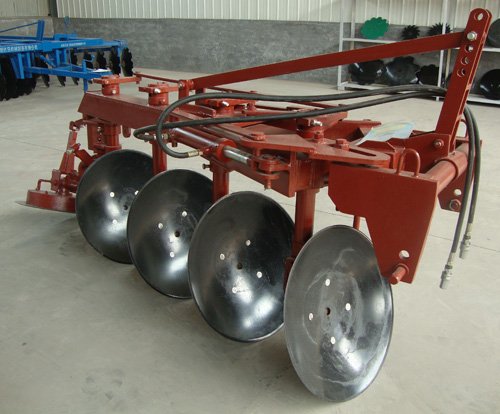 Reversible disc plough