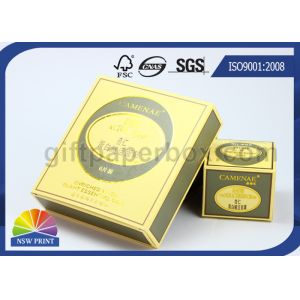 Embossing Paper Luxury Packaging Boxes for Cosmetic Skincare Cream / Mask