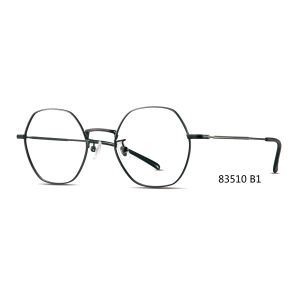 PARIM Hexagonal Polygon Fashionable Alloy Metal Optical Glasses Frame Eyegalsses