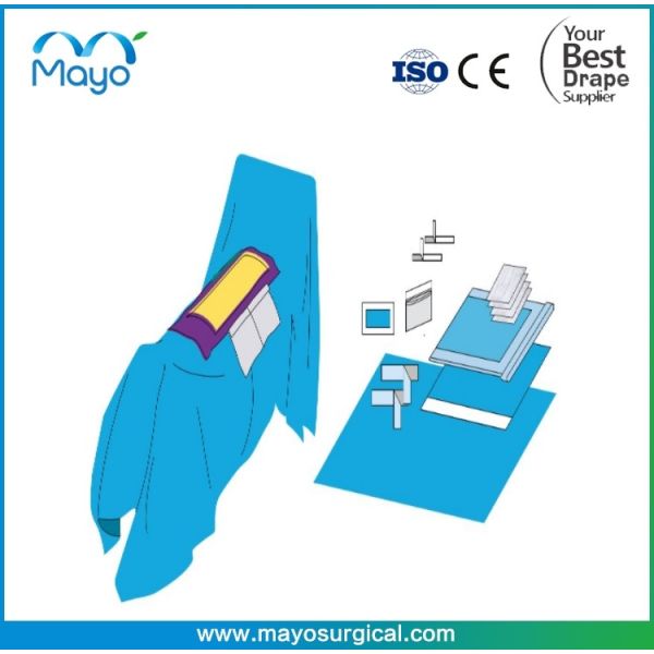 EO Sterile Disposable Thoracic Surgical Drape Pack Medical Consumable