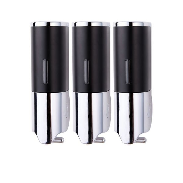 Buy Triple Soap Dispenser Wall Mounted  Shampoo Body Wash Dispenser at wholesale prices