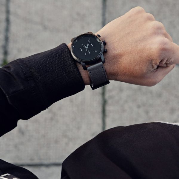 Customized design japanese movt elegance fashion watches with genuine leather