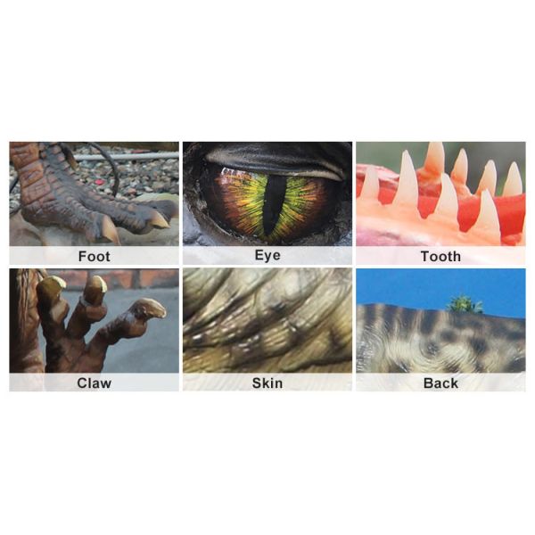 Life Size Realistic Animatronic Customized Gallimimus Dinosaur Yard Statue