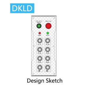 Eight-way single speed switch industrial remote control