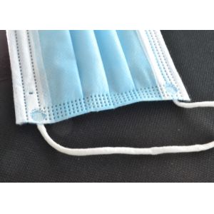 3Ply Disposable Surgical Mask , Anti Pollution Mask Customized With Carbon