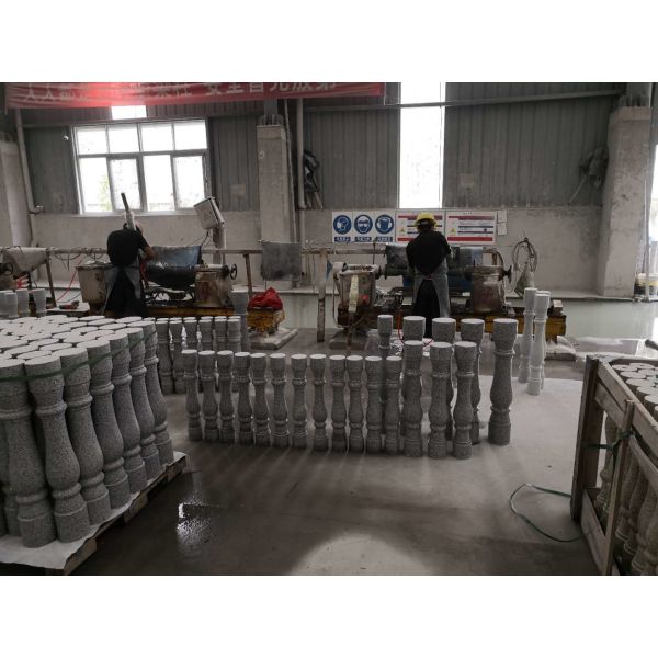 Buy 3500mm Manual Stone Polishing Machine For Solid Column Baluster at wholesale prices