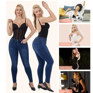 Adults Hexin Custom Shaper Back U Design Compression Shapewear With 5 Steel