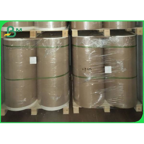 Buy Durable Unbleached Brown Kraft Paper Jumbo Roll With Food Grade at wholesale prices