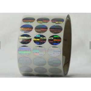 Honeycomb Security Hologram Sticker , Tamper Evident Labels Eco - Friendly