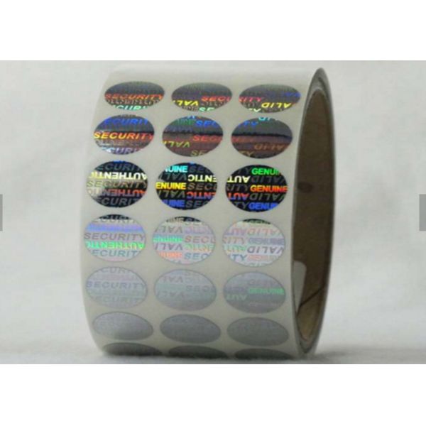 Honeycomb Security Hologram Sticker , Tamper Evident Labels Eco - Friendly