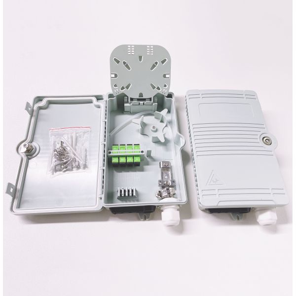 FTTH Waterproof Fiber Optic Terminal Box 4 Ports SC APC Optical Distribution Box