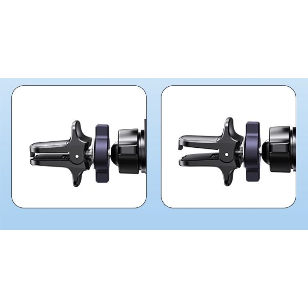 360 Rotating Car Phone Holder with Gravity Reaction for 4-7 Inch Phones - Universal Air Vent Mount