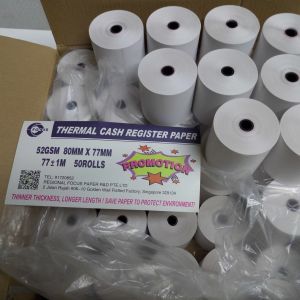 80 X 80mm Paper Roll For Receipt Printer SGS Thermal Paper Rolls 58mm X 40mm