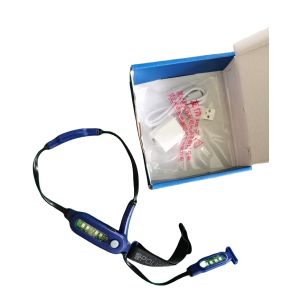 Head Mounted Traffic Duty Cap Lights Red And Blue Flashing