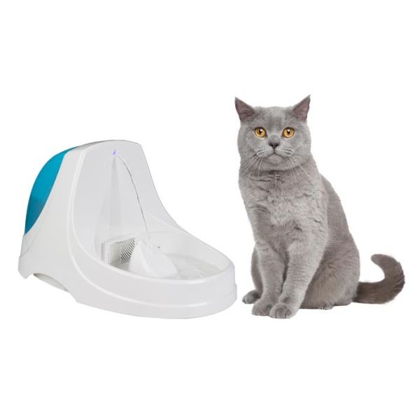 50Hz / 60Hz 3.6 Liter Electric Pet Water Fountain Highlight Mirror Resin ABS