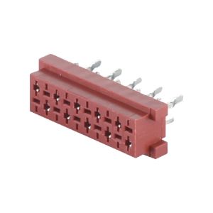 Straight IDC Female Connector Micro Match 4 6 8 10 20 Pin 1.27mm Pitch
