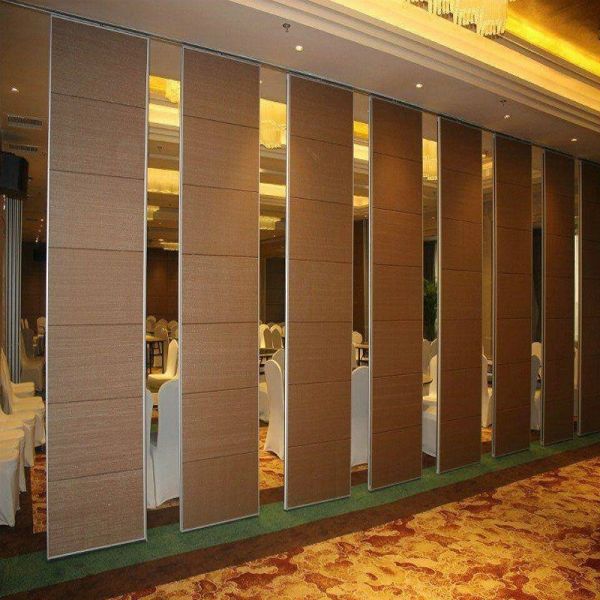 65 mm Sliding Partition Walls Panel Installation System Size For Learning Center