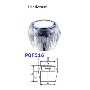 Metered Plastic Basin Tap Faucet In White & Chrome