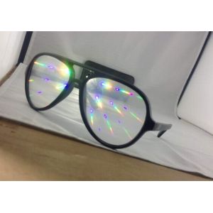 Rainbow Plastic Diffraction Glasses