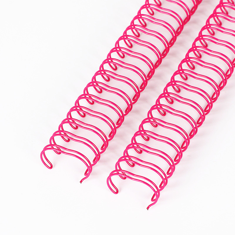 Quality 1 MM Thick Twin Loop Coil Wire Spirals Twin Binding Wire For Book Store for sale