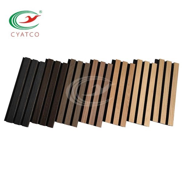 Buy Formaldehyde Free Linear Wood Wall Panels In Commercial Architecture at wholesale prices