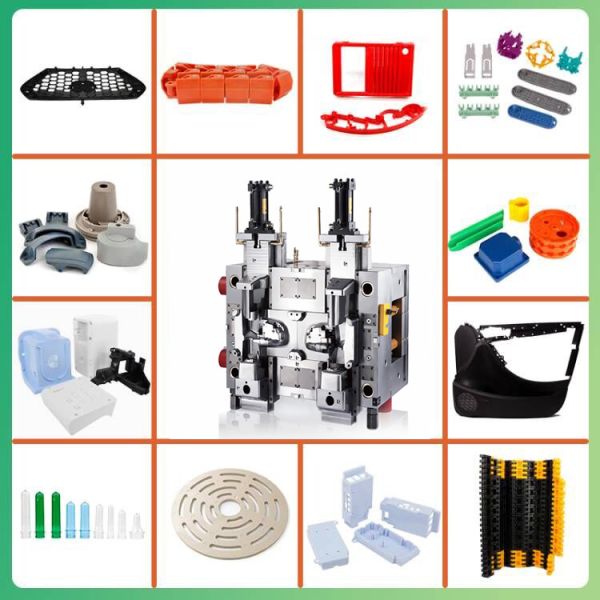 Industry Plastic Injection Mold Tooling with Customized Color According Color Pantone