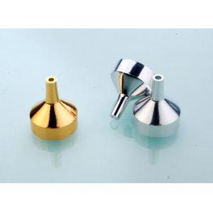 Metal Mini Perfume Funnel , Aluminum Tiny Funnel For Perfume Bottle Customized