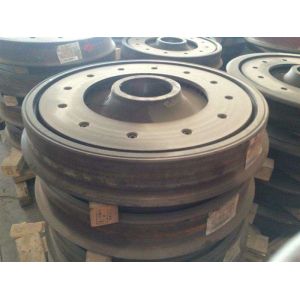 China Forged Carbon Steel Railroad Track Wheels 1050mm For Locomotive Metro ODM on sale