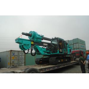 Hydraulic Rotary Pile Foundation Drill Rigs , 80 kN crowd pressure