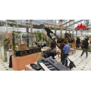 12m A Frame Party Tent Wedding Marquee Tent For 300 Guests With Clear Roof And