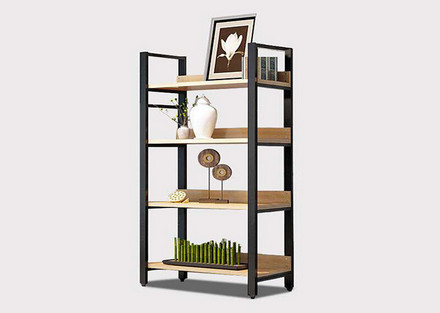 Buy Iron MDF Gift Shop Shelves Home Display Rack Powder Coating Surface at wholesale prices