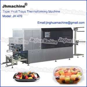Quality Starbucks coffee lid theromoforming machine/with lower power consumer and smart control for sale