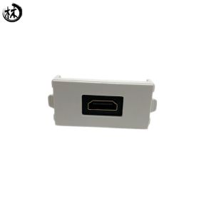 High definition HDTV straight peen module socket faceplate accessories