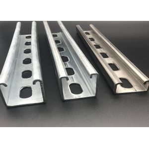 Zinc Plated 6m 3m Custom 41x41 41x82 Unistrut Strut Channels