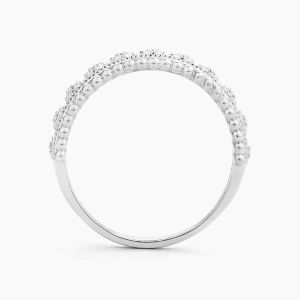 925 Sterling Silver CLASSIC Style Wholesales Stackable Women's Ring With Gold