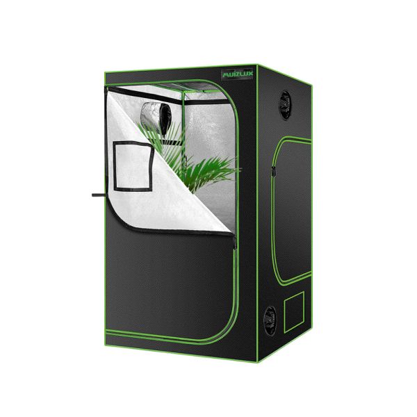 Buy 80x80x160cm, 600D Mylar Grow Tent Complete Kit, 320W Foldable Panel, Large Coverage, Smooth Zippers, With Tools at wholesale prices