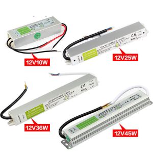 Constant Voltage Outdoor CCTV Led Switching Power Supply IP67 Waterproof 12V 10W
