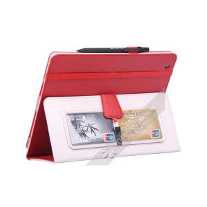 Quality Smart Polyurethane iPad Case with Pen Slot for iPad 2/ the New iPad, Micro Fiber Interior for sale