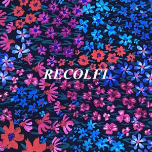 Repreve Activewear Knit Fabric Digital Printing Breathable Wicking Leggings