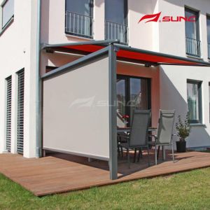 Aluminium Alloy Sunshade Zip Track Blinds Window Covering