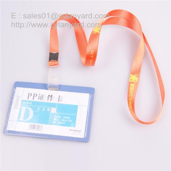 Nylon lanyard with sliding metal coin, metal coin nylon ribbon